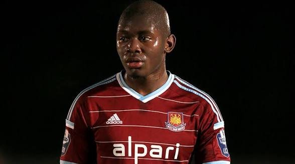 Jordan Antonio Brown in West Ham colours
